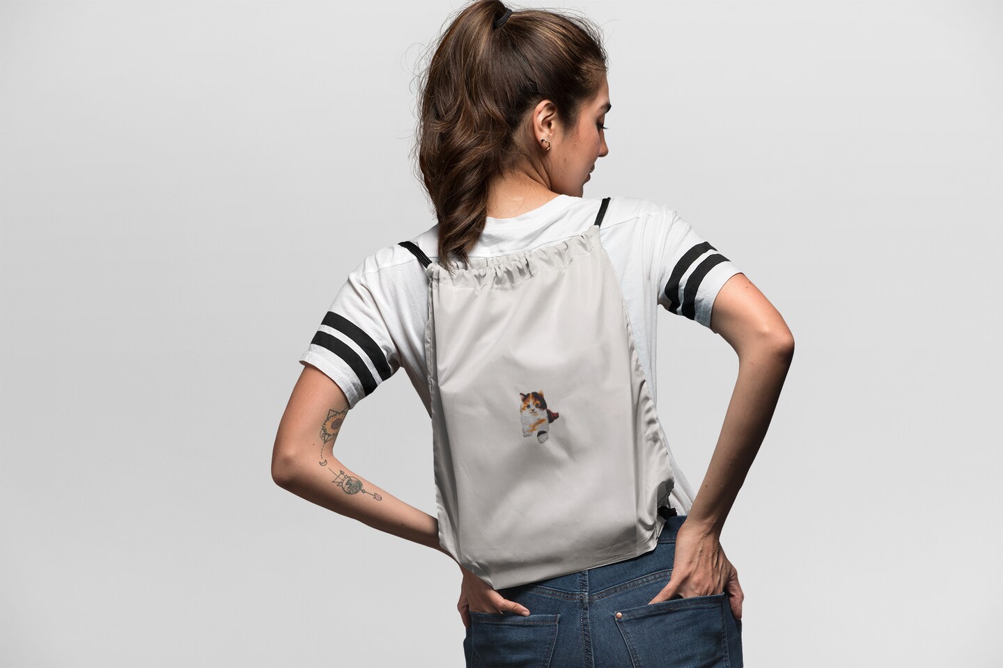 Calico Cat, Kitten, Realistic Pets, Embroidered, Iron on Patch