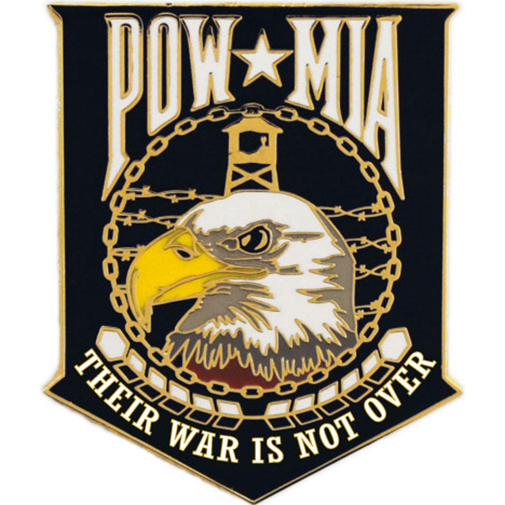 POW MIA with Eagle Pin 1 1/4&#x22;