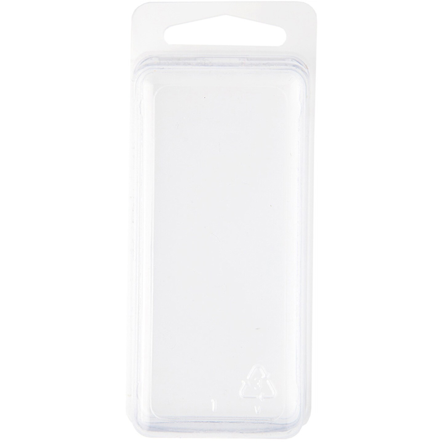 Collecting Warehouse Clear Plastic Clamshell Package / Storage Container, 3.375&#x22; H x 1.5&#x22; W x 1.25&#x22; D