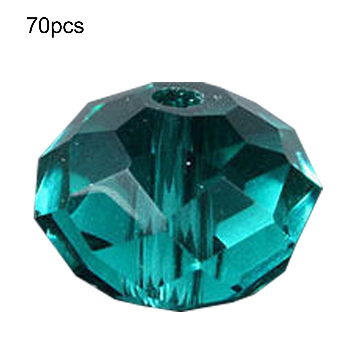 Generic 70Pcs Crystal Rhinestones Beads Bracelet Jewelry Making DIY Craft Charms 8mm