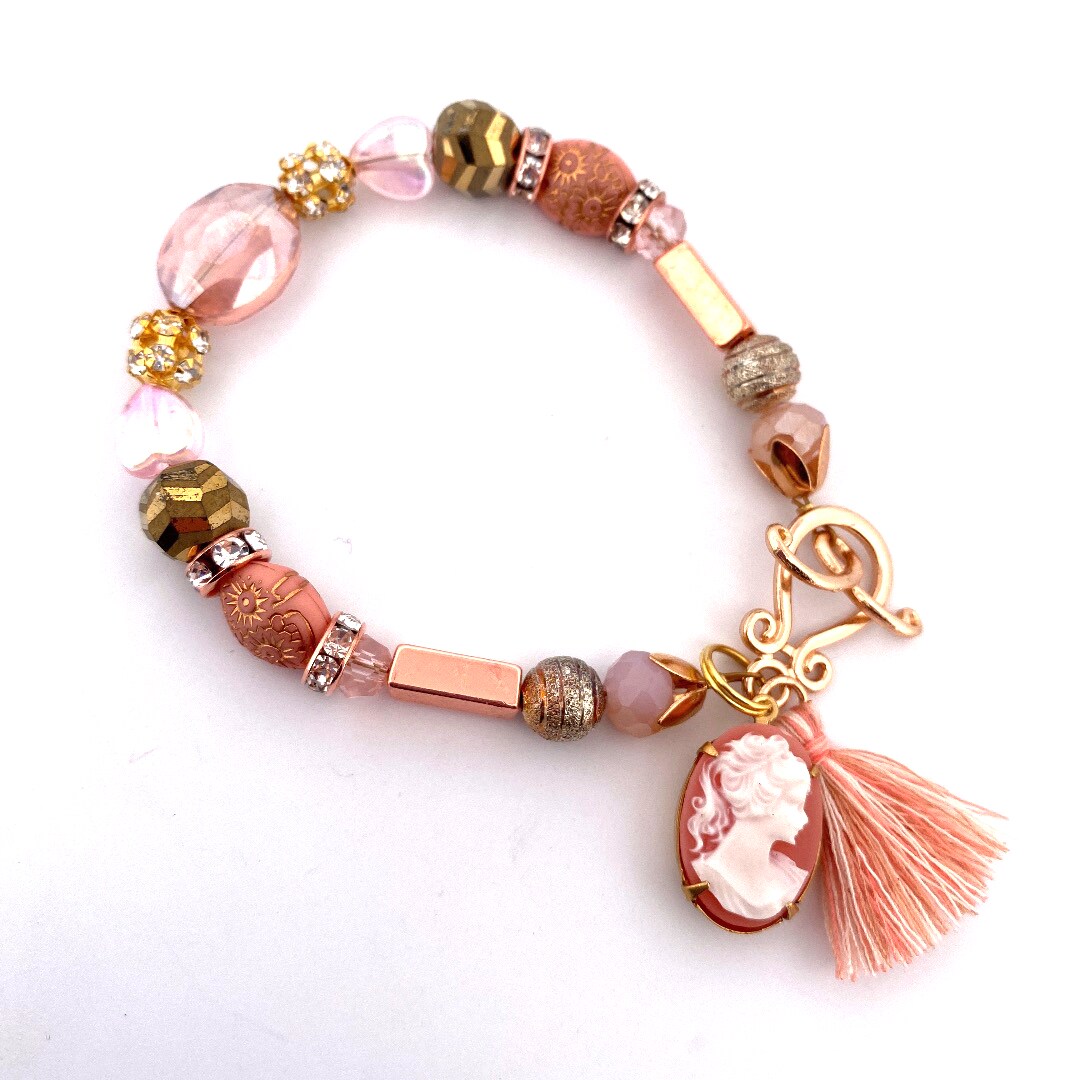 DIY Bead & Tassel Bracelets | Beaded jewelry, Handmade jewelry, Beaded  bracelets