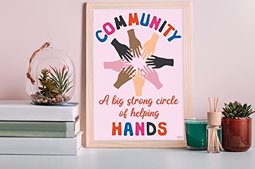 Sweetzer & Orange Kindness Posters for Classroom Decorations. 6 Classroom Posters, 15 x 22” Large Poster Bundle. Growth Mindset Posters, Motivational Posters, Positive Posters, Inspirational Posters.