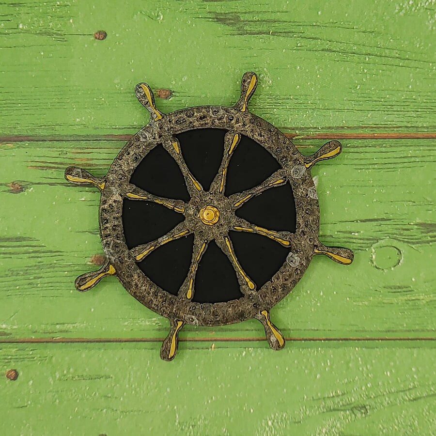 Ship&#x27;s Wheel Silicone Freshie Mold