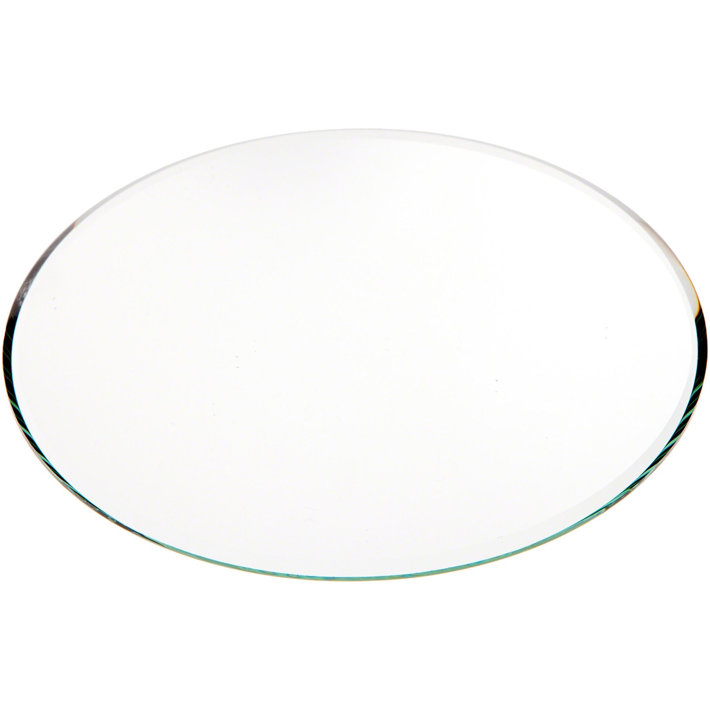 Plymor Round 3mm Beveled Glass Mirror, 6 inch x 6 inch