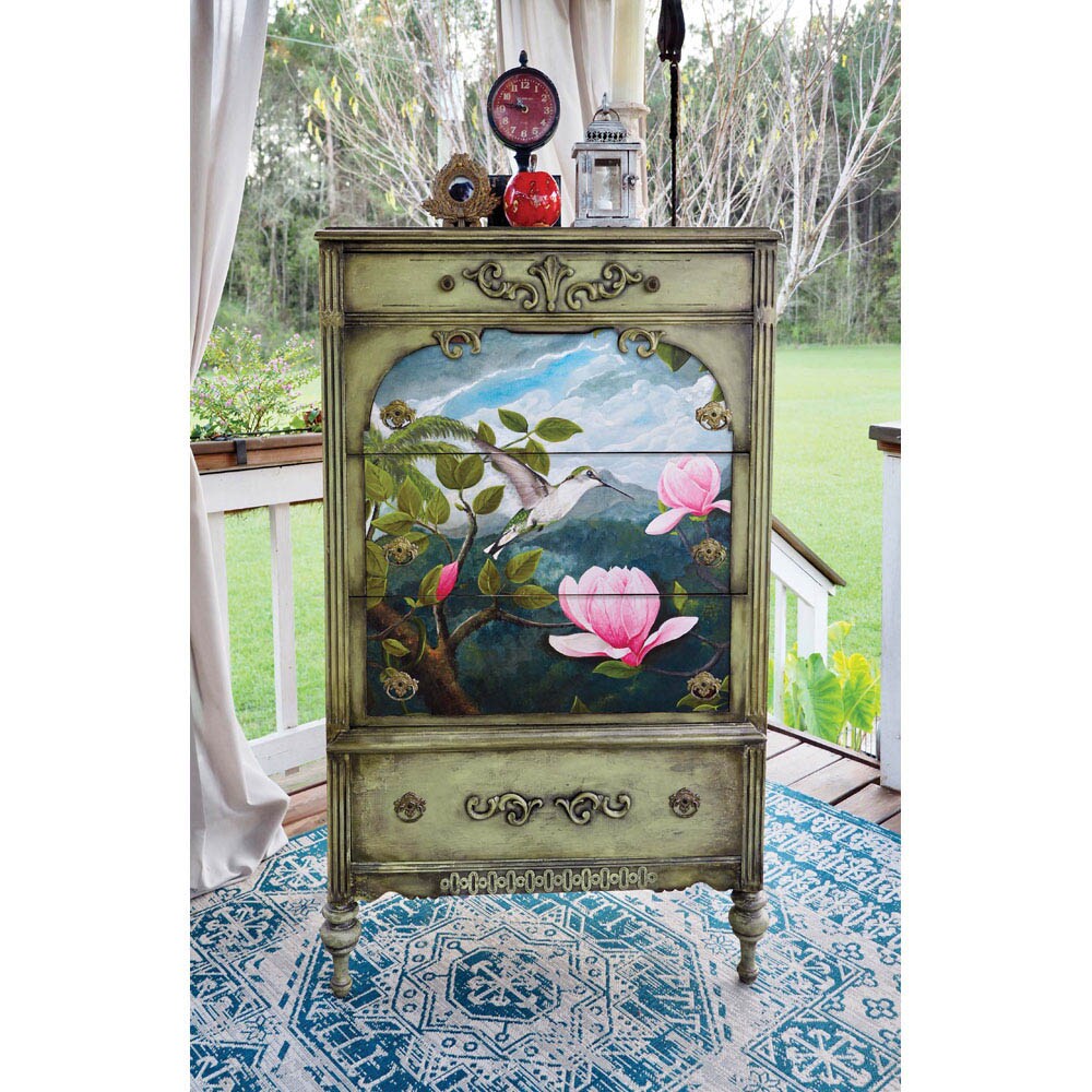 Redesign With Prima A1 Decoupage Rice Paper (Mulberry Tissue Paper) ? Spring Magnolias 23.4&#x22;X33.1&#x22; 655350655853