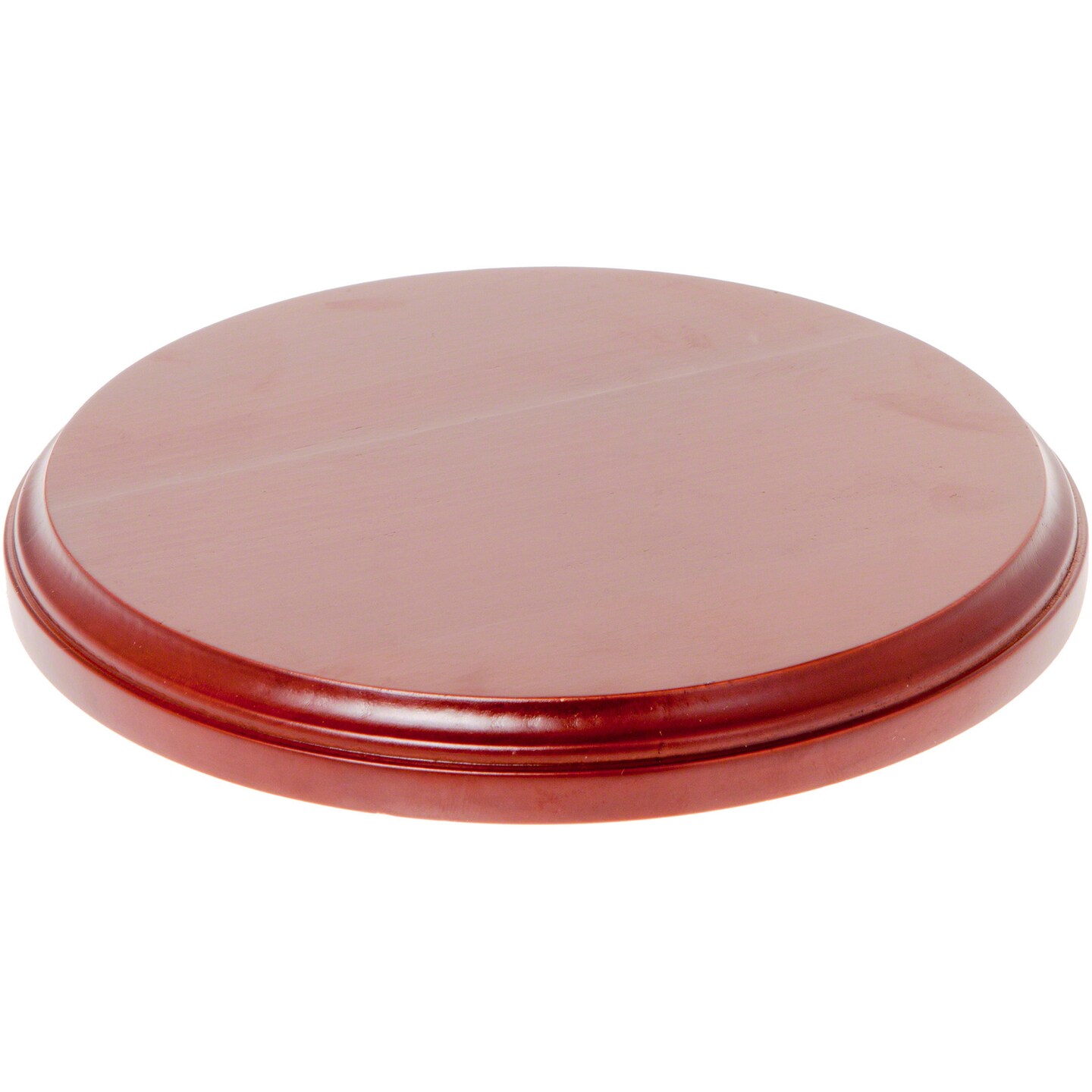 Plymor Fruitwood Round Wood Display Base, 6.5&#x22; W x 6.5&#x22; D x 0.75&#x22; H (6&#x22; Display Diameter)
