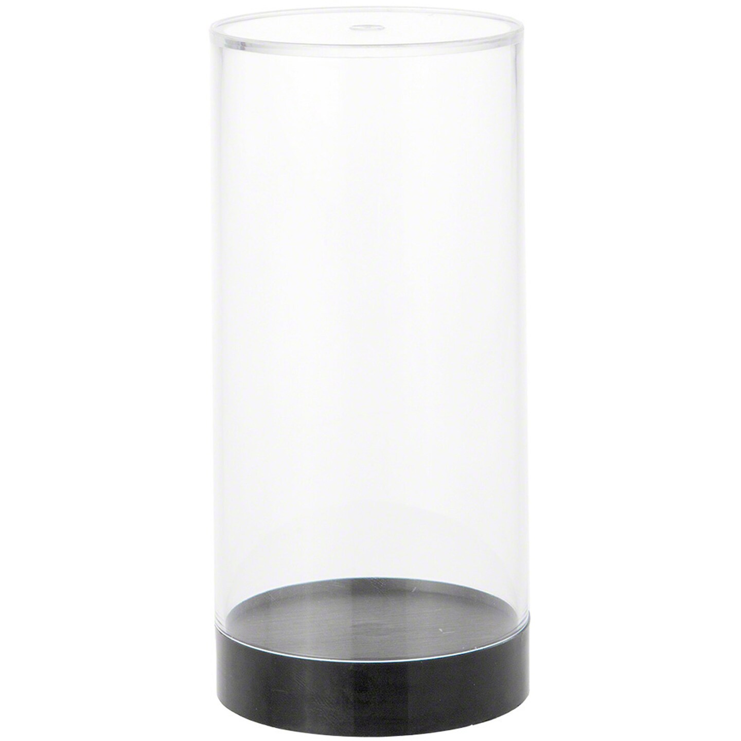 Protech CC-5 Round Storage / Display Acrylic Action Figure Display Case with Black Base, 2.25&#x22; W x 4.75&#x22; H x 2.25&#x22; D