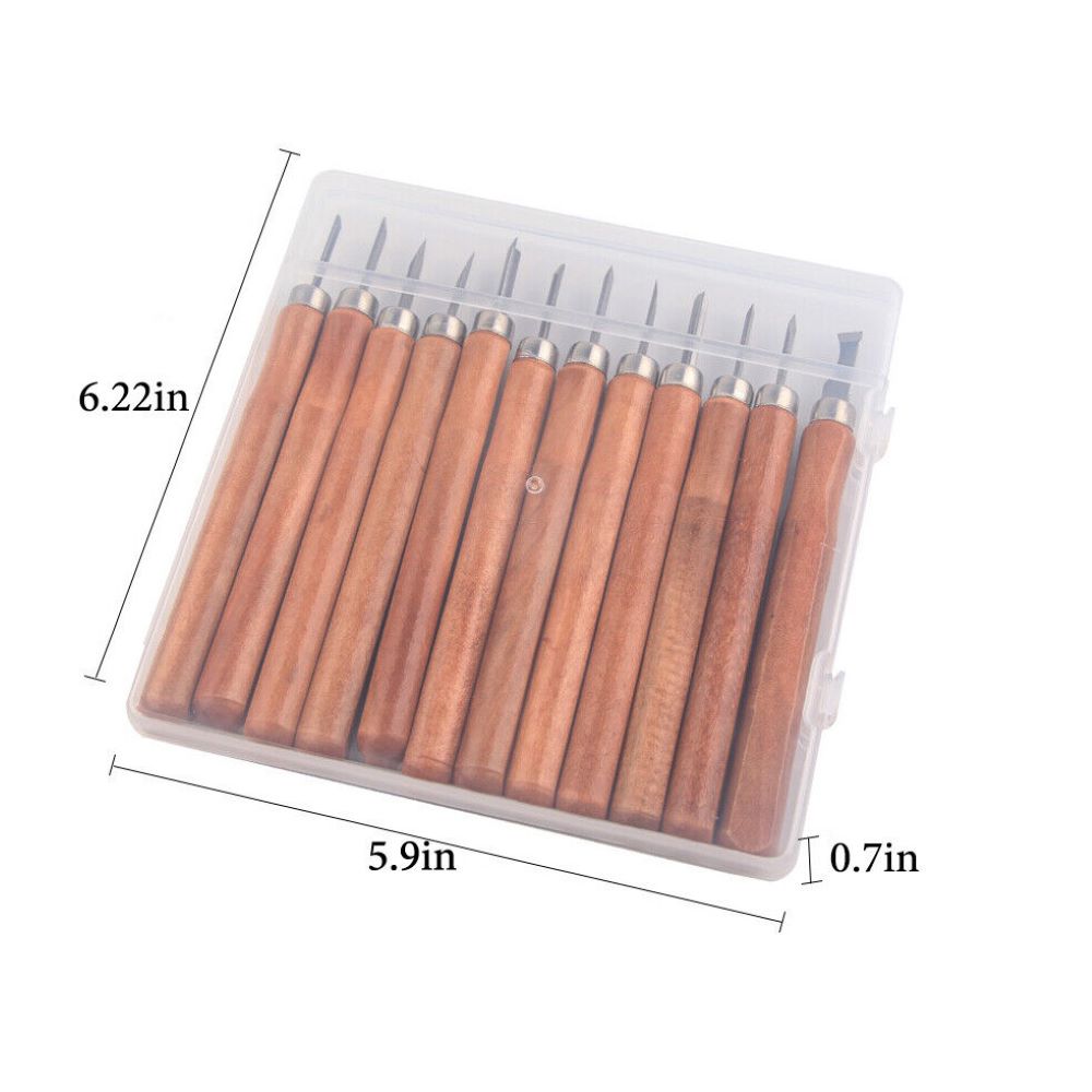 Kitcheniva 12Pcs Wood Carving Hand Chisel Tool