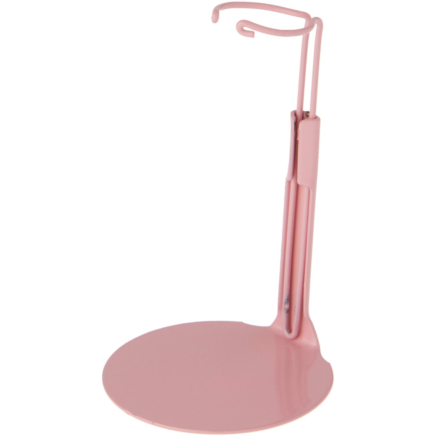 Kaiser 1195 Pink Adjustable Doll Stand, fits 5 to 6 inch Dolls, waist width adjusts from 0.75 to 1 inches