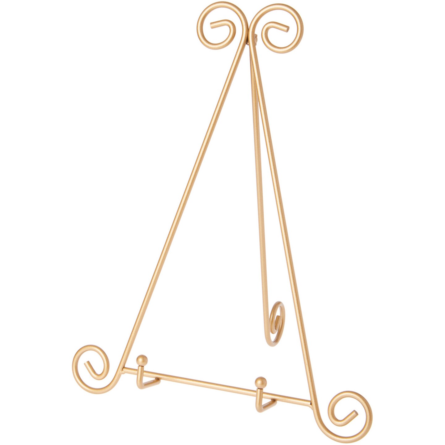 Bard&#x27;s Gold-toned Metal Easel, 15&#x22; H x 12&#x22; W x 10&#x22; D (For 1.25&#x22; Deep Plates)