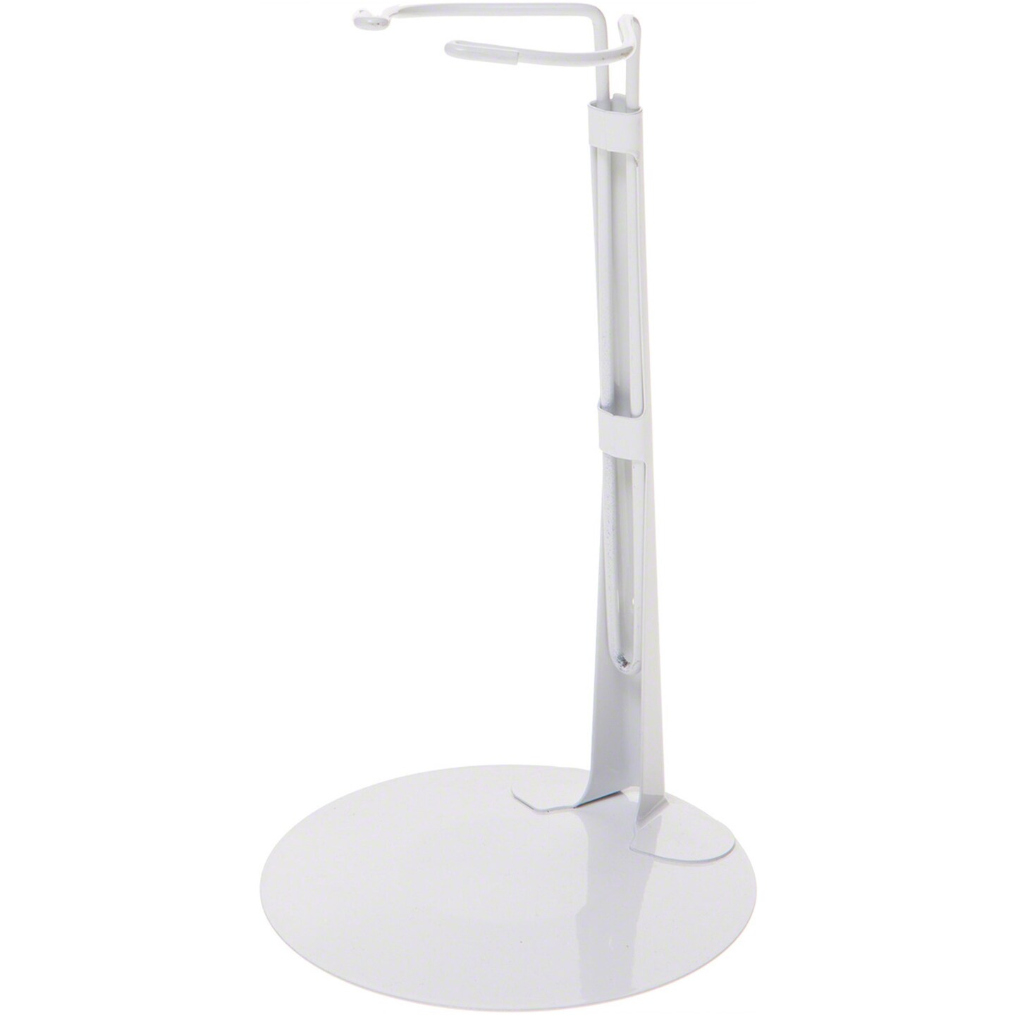 Kaiser 2601 White Adjustable Doll Stand, fits 14 to 22 inch Dolls, waist width adjusts from 2 to 2.5 inches