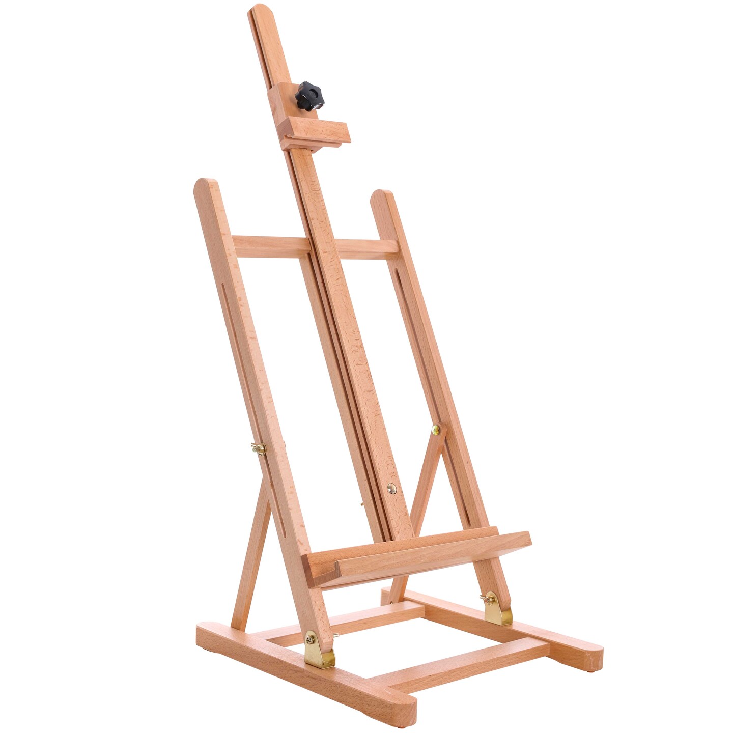 Beechwood Table Easel- Adjustable with Palette and Storage- 7 Elements