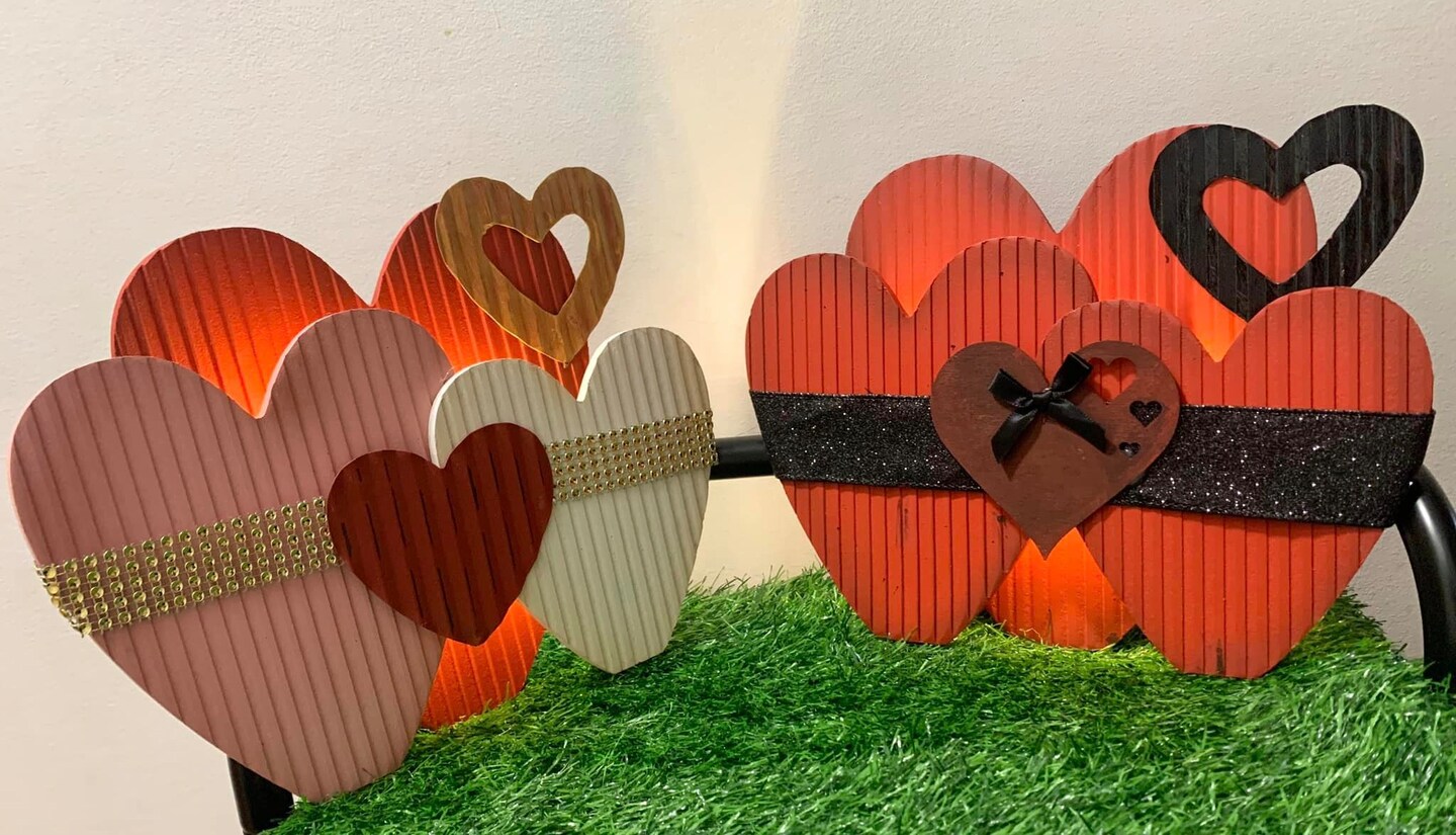 Wooden hearts best sale michaels