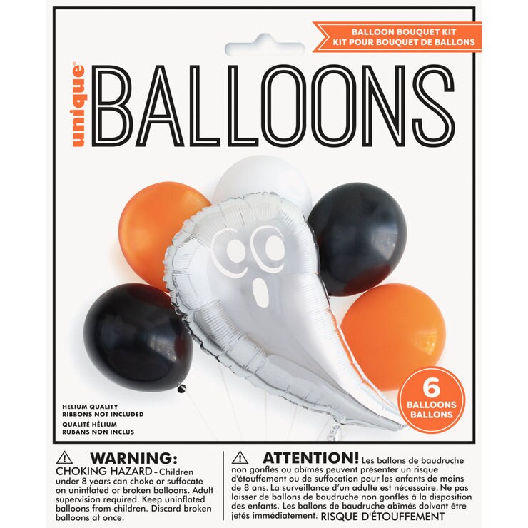 Bats &#x26; Boos Halloween Foil &#x26; Latex Balloon Kit