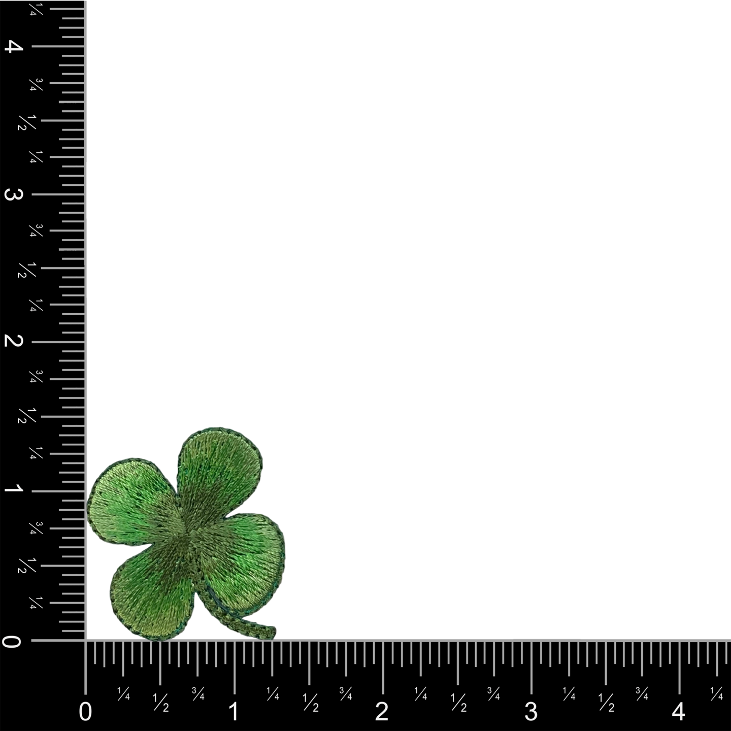Four-leaf Clover, Shamrock, Embroidered, Iron on Patch