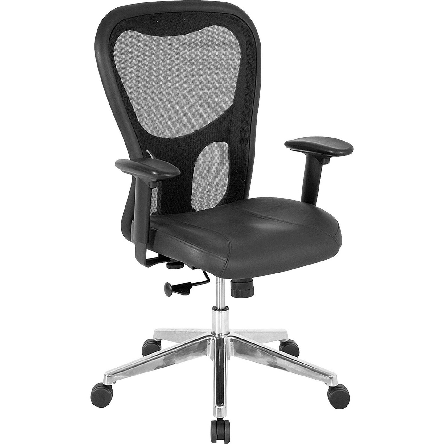 Lorell Executive High-Back Chair, 24-7/8&#x26;quot;x23-5/8&#x26;quot;x44-1/8&#x26;quot;, Black