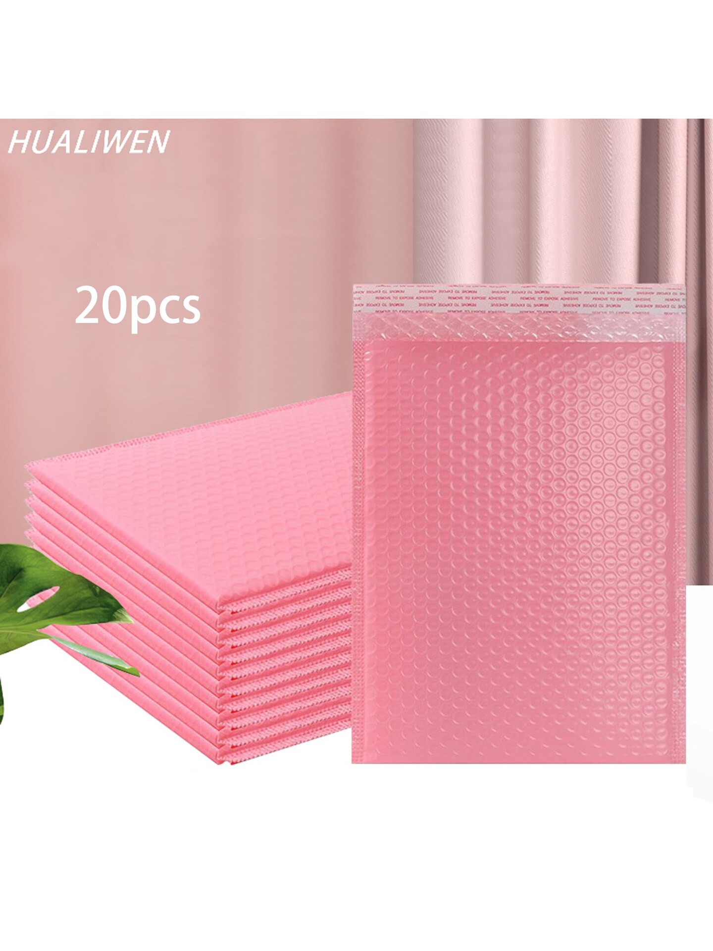 20Pcs Pink Shipping Bags