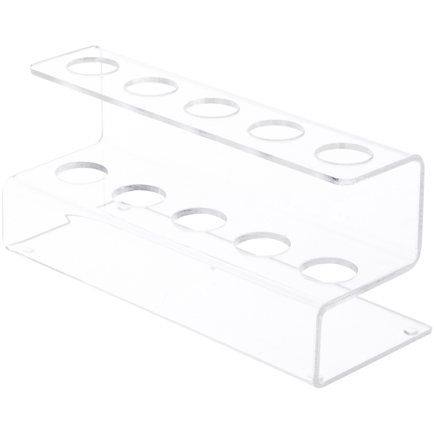 Plymor Clear Acrylic Flatware Display Stand, 3.25&#x22; H x 7&#x22; W x 3&#x22; D