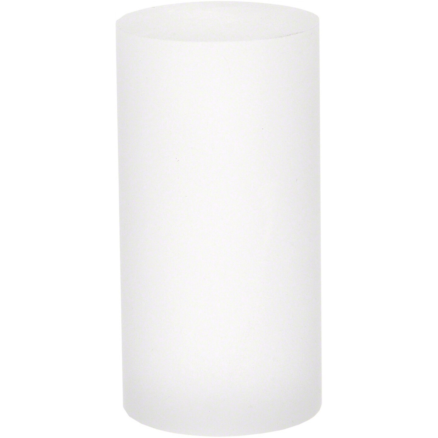 Plymor Frosted Acrylic Solid Cylinder Round Display Riser, 3&#x22; H x 1.5&#x22; W