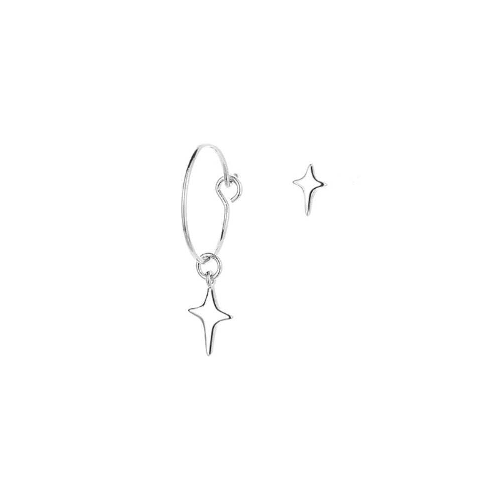 Star Hoop Theme Earrings