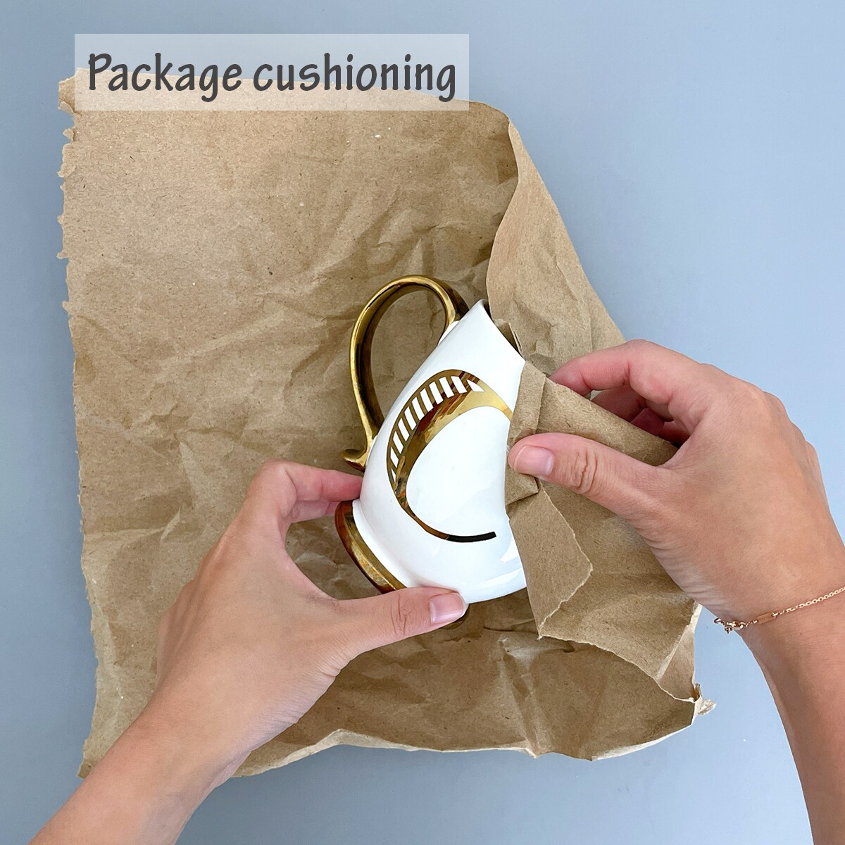 Wrapables Kraft Paper Roll 12&#x22; x 100&#x27; for Gift Wrapping, Packing, Moving, Postal, Arts &#x26; Crafts