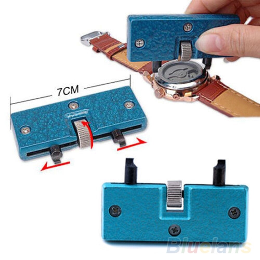 Generic Adjustable Watch Back Case Cover Opener Remover Screw Wrench Repair Kit Tool
