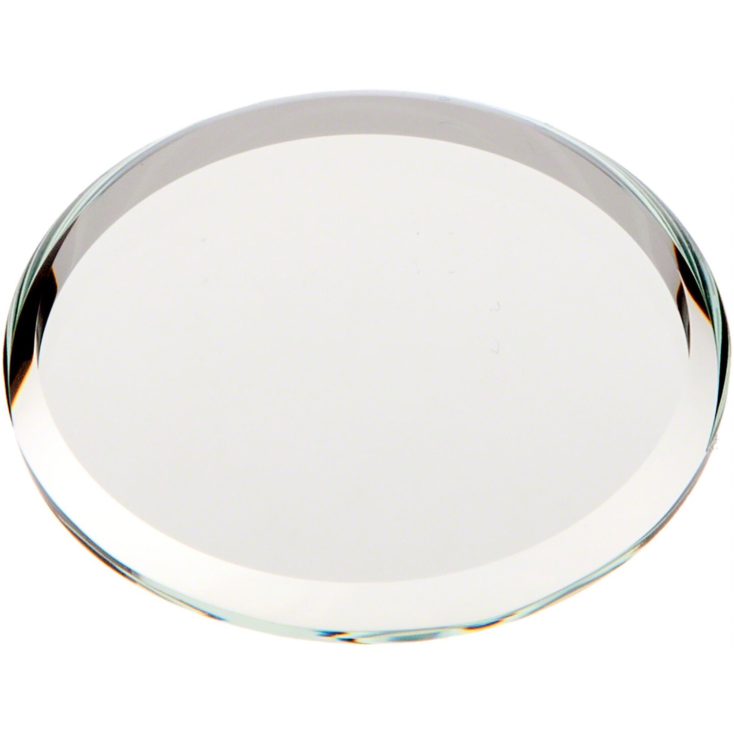 Plymor Round 3mm Beveled Glass Mirror, 1.5 inch x 1.5 inch