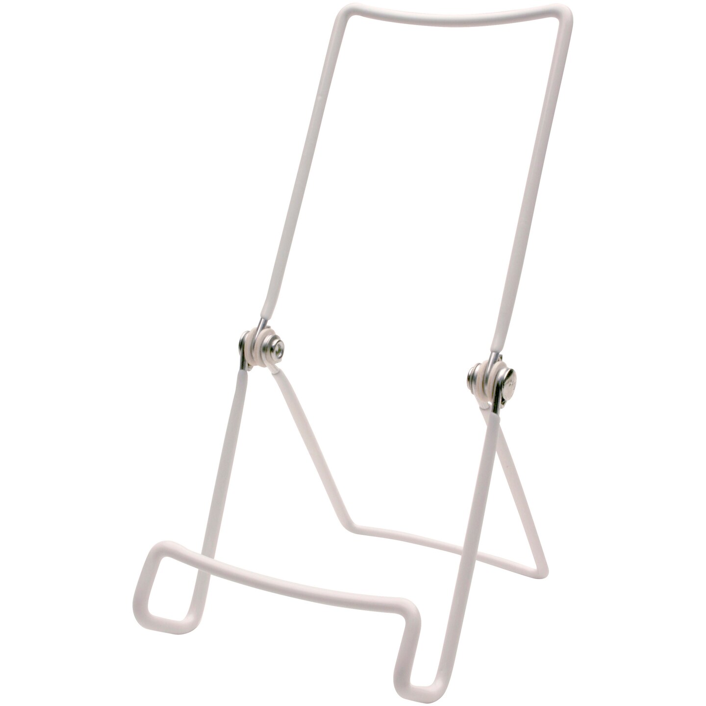 Gibson Holders 3AC Adjustable White Wire Display Easel, 3.75&#x22; W x 7.5&#x22; H