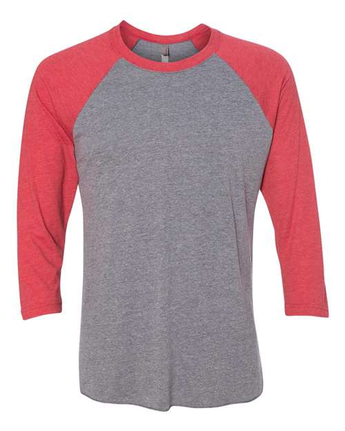 Next Level Triblend Three-Quarter Raglan T-Shirt Free Shipping