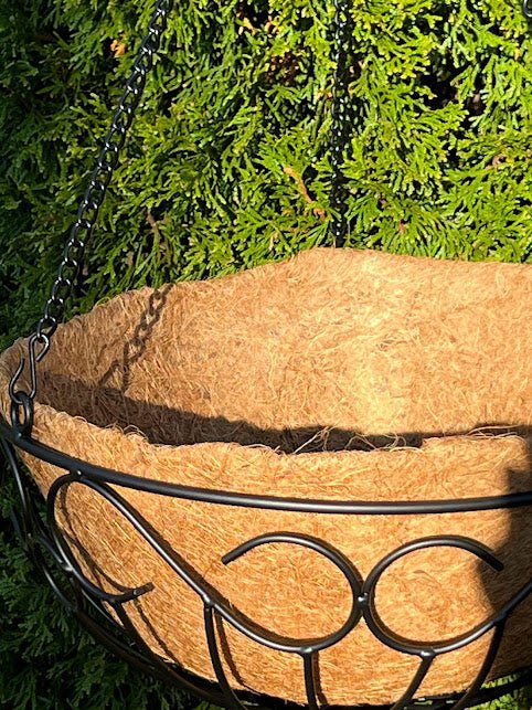 14&#x22; Metal Scroll Hanging Basket