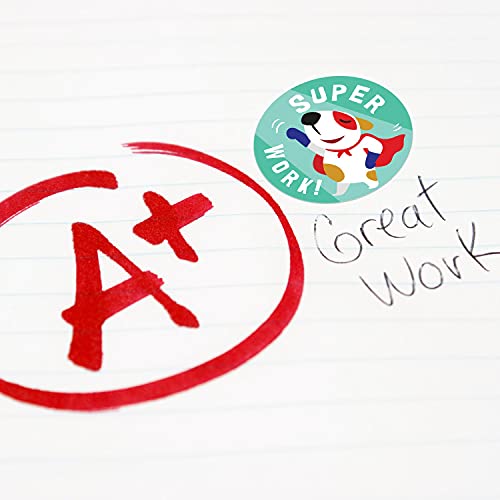 1008 Stickers for Kids in 9 Designs. 1 Inch School Stickers on Sheets. Teacher Supplies for Classroom, Potty Training Stickers, Motivational Stickers