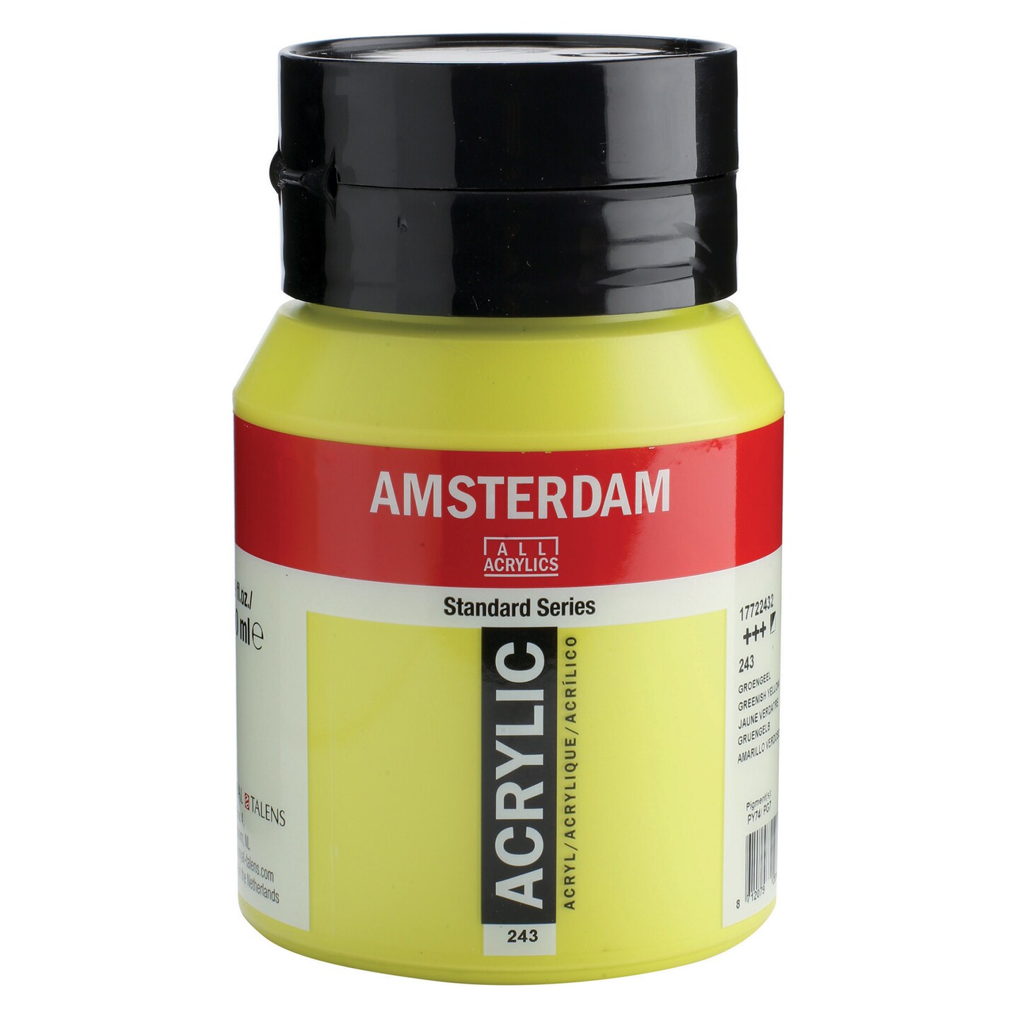 Amsterdam Standard Series Acrylic Paint, 500ml, Greenish Yellow