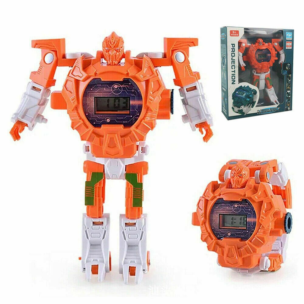 Kitcheniva Kids Transformer Projection Deformation Digital Watch