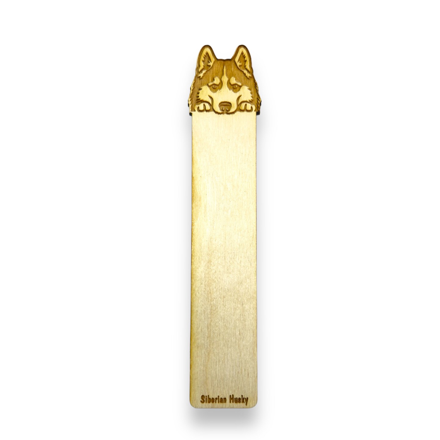 Bookmark - Siberian Husky Dog - Birch wood Bookmark - Siberian Husky Dog - Birch wood