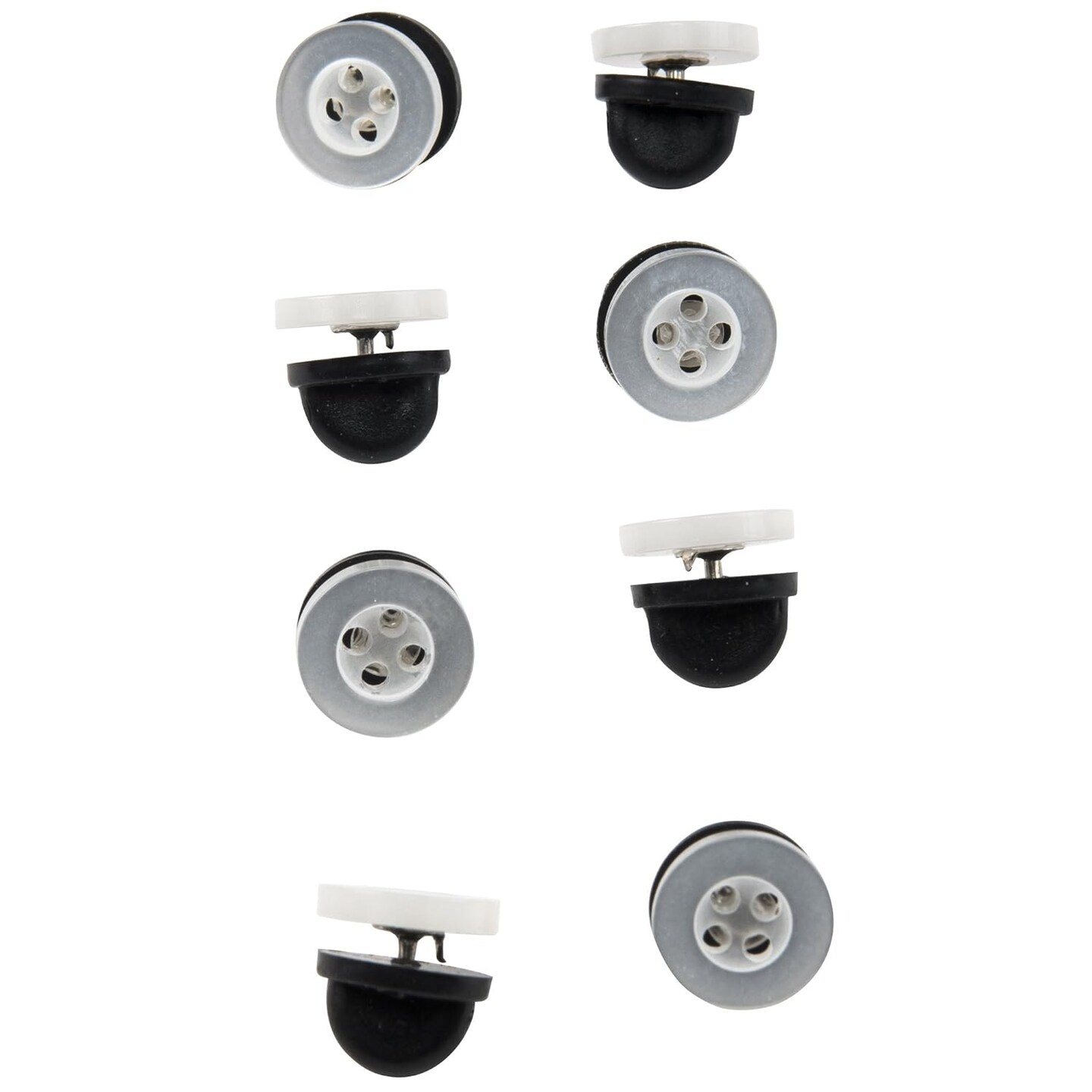 No-Sew Instant Button Replacements, 8-Count, White | Michaels