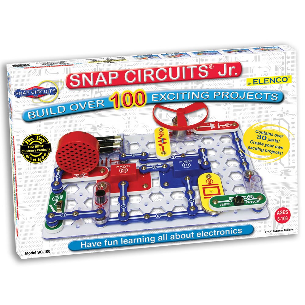 Snap Circuits Snap Circuits&#xAE; Jr. Snap-Together Electrical Components