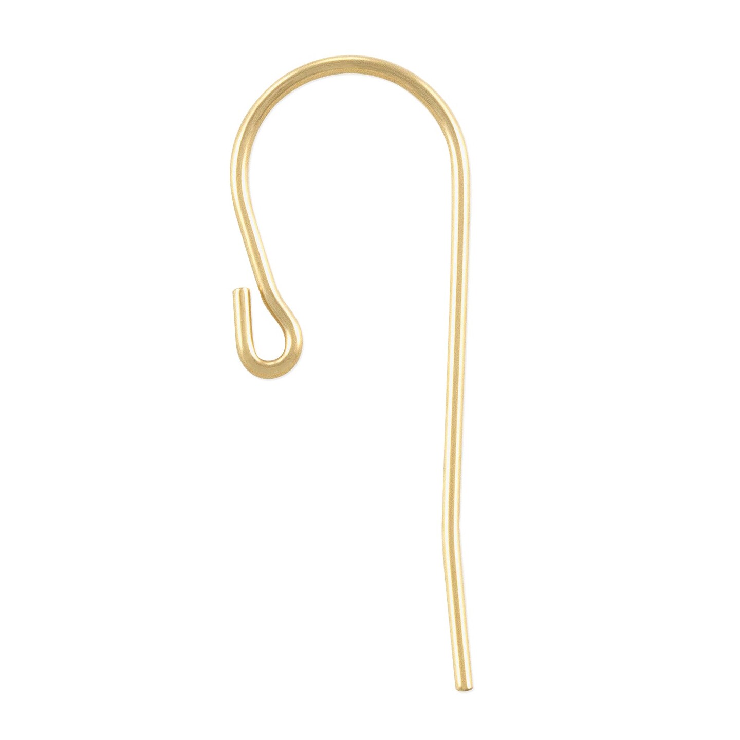 JewelrySupply Gold Filled Fish Hook Earring Wires (1 Pair of Gold Filled Earrings)