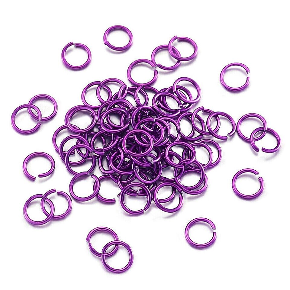 Kitcheniva Aluminum Jump Rings Jewelry Craft 6mm 400 Pcs | Michaels