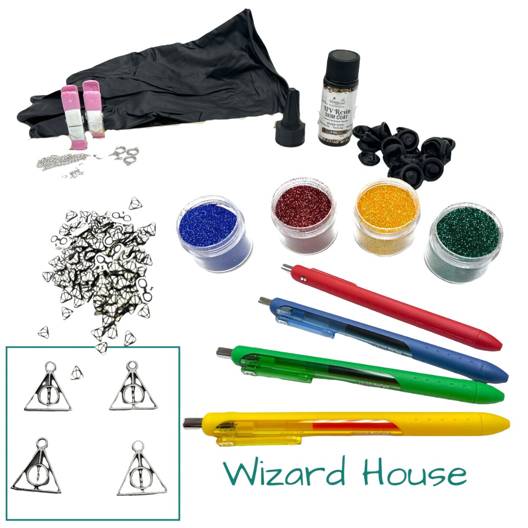Wizard Glitter Resin Pens