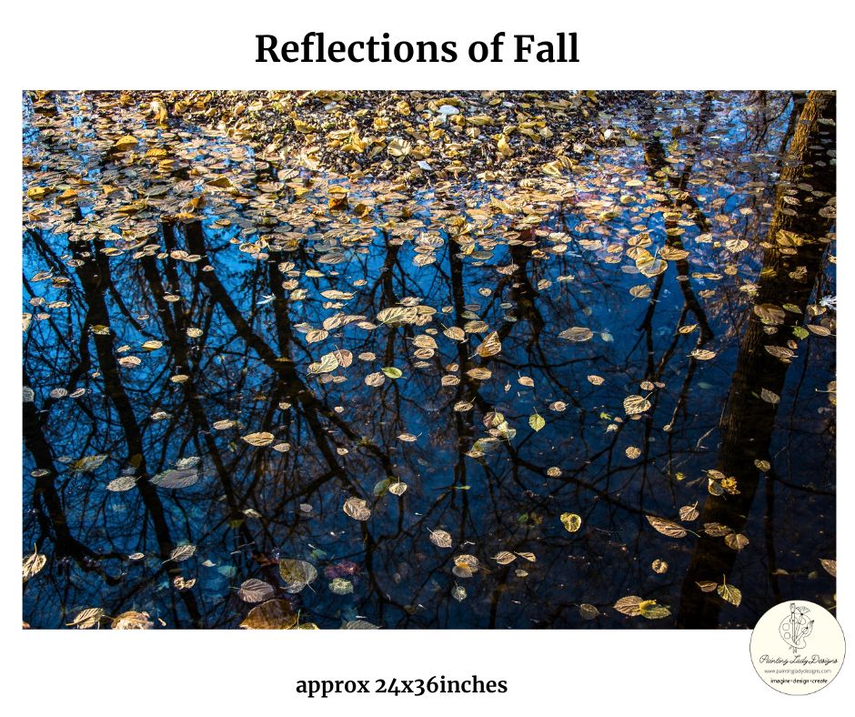 Reflections of Fall - Art paper for Decoupage and Mixed Media by Painting Lady Designs