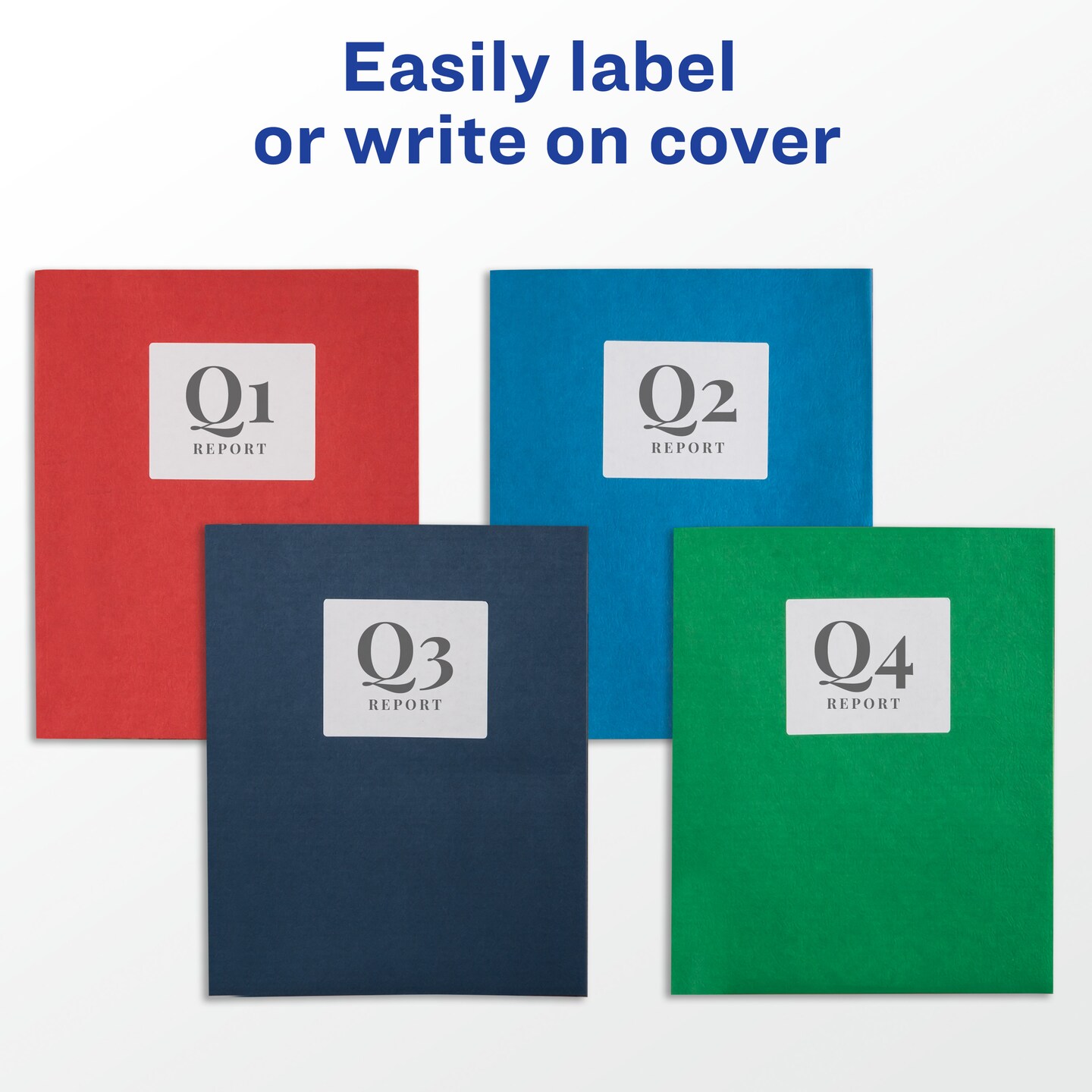 Avery Two Pocket Folders, Holds up to 40 Sheets, 25 Red Folders (47989)