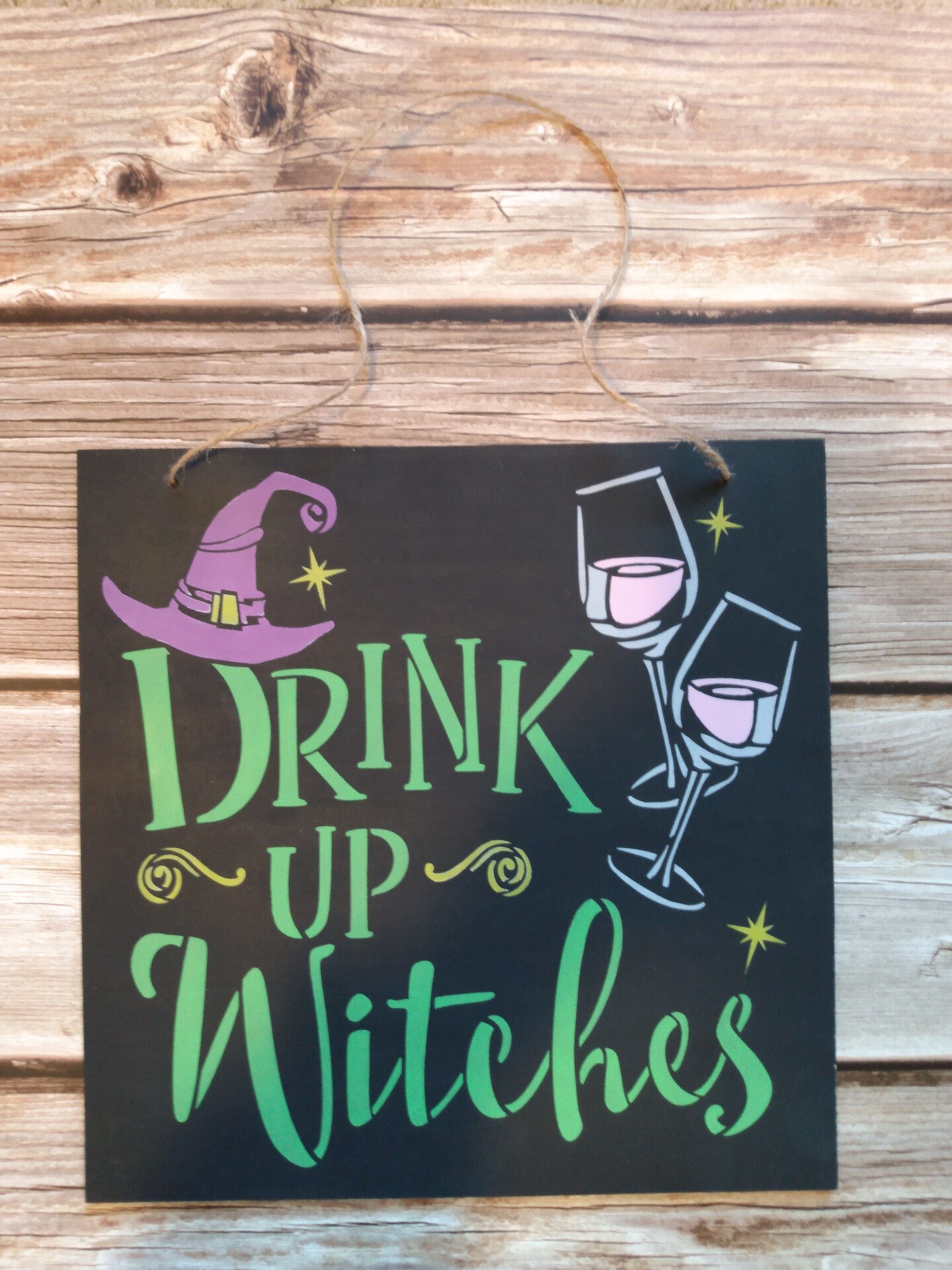 Witch Door Hanger, Drink Witch Door Hanger, Halloween Door Hanger, Halloween Decoration, The Witch Drink Halloween, shops Halloween Drink Decor