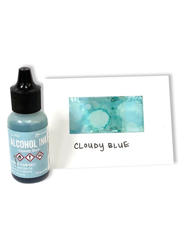 Cloudy Blue Tim Holtz Alcohol Ink - Ranger