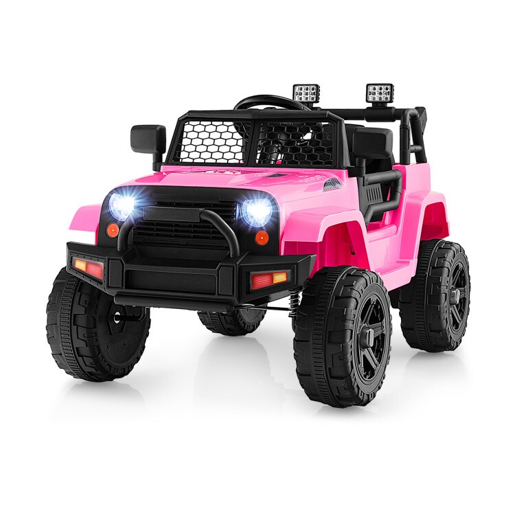 12V Kids Ride On Truck with Remote Control and Headlights