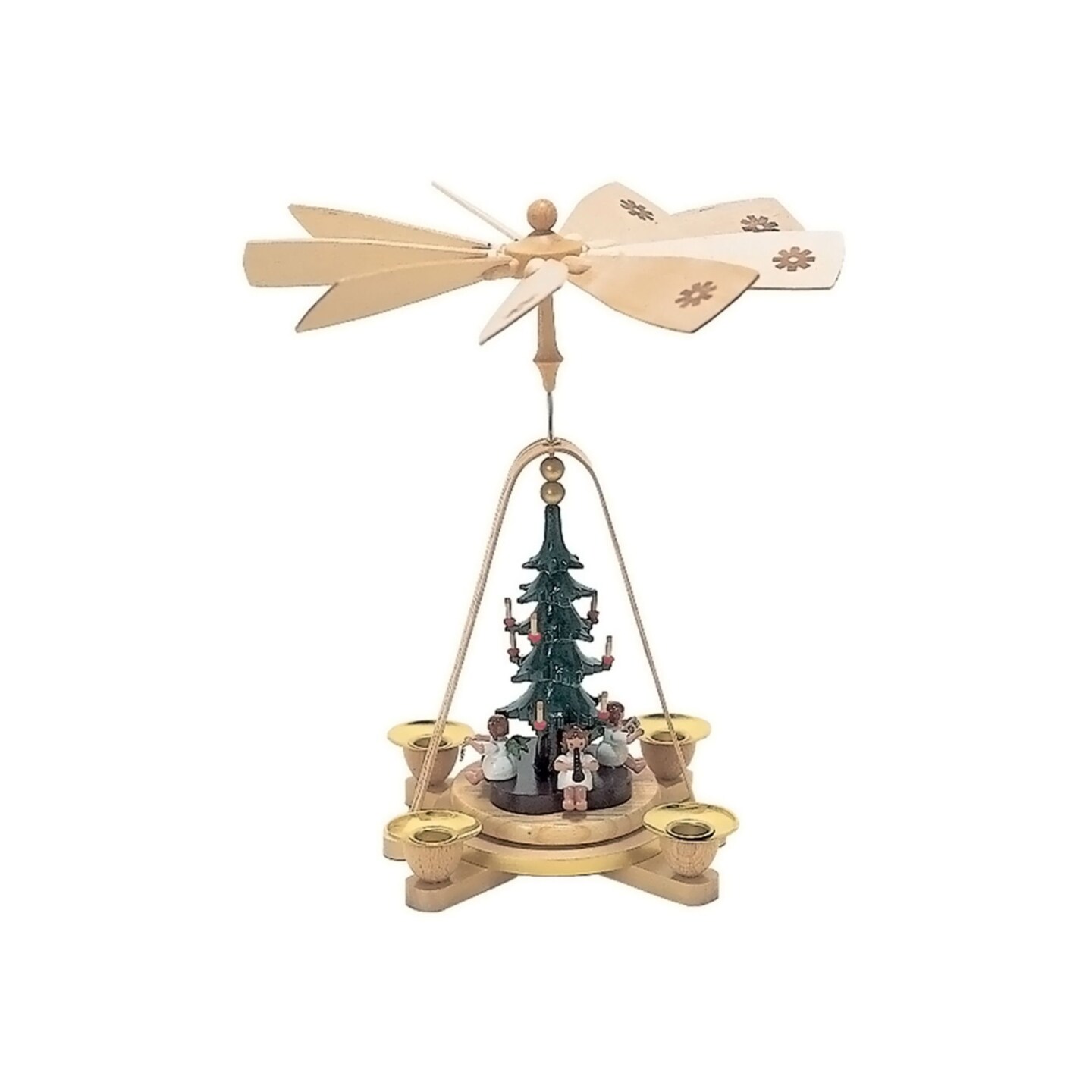 Alexander Taron Richard Glaesser Pyramide Crèche de Noël 26,7 cm H x 23,5 cm Marron Taille