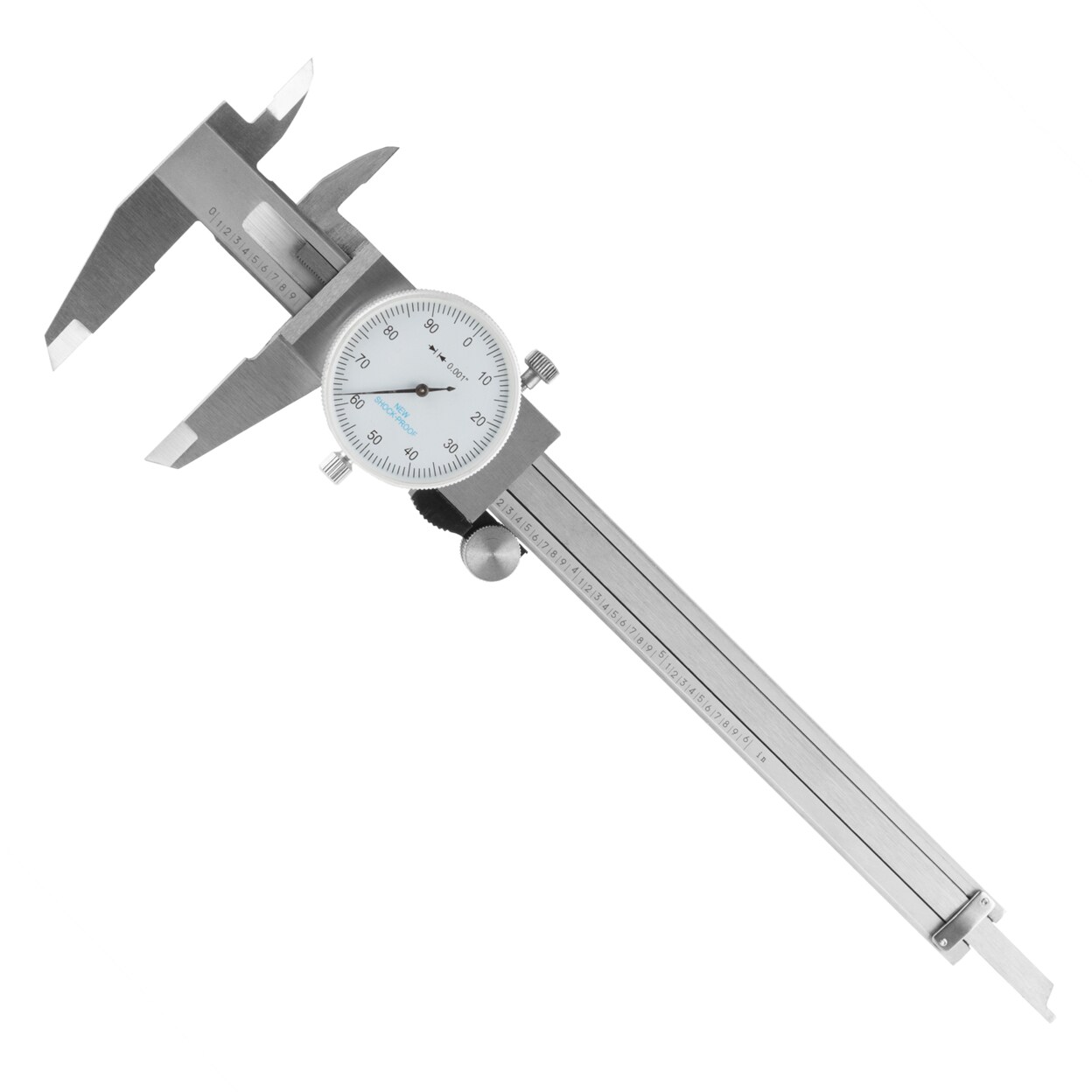 Stalwart Dial Caliper Stainless Steel 6 Inch Measuring Tool Inside Outside Sae