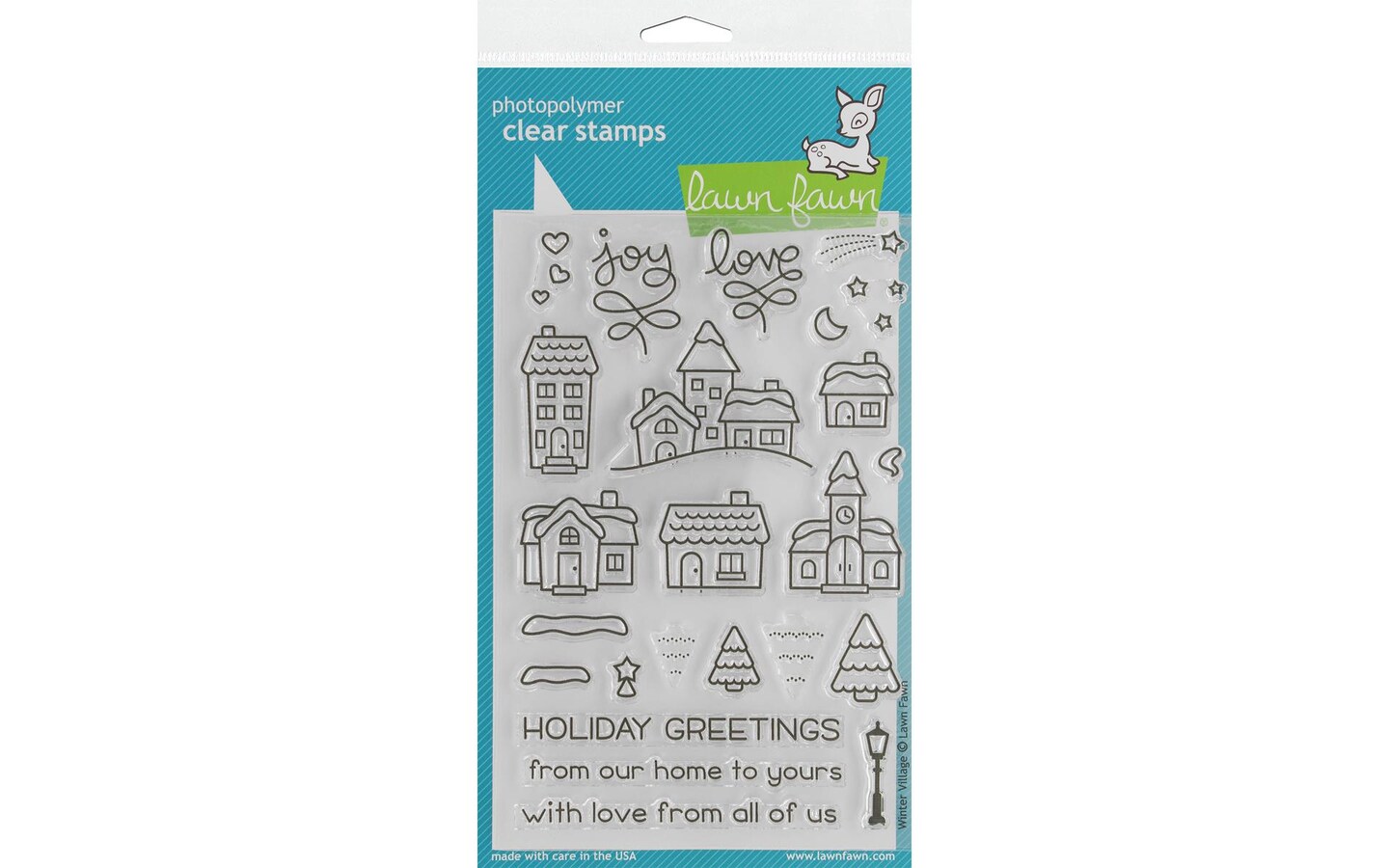 Lawn Fawn Clear Stamp Winter Village