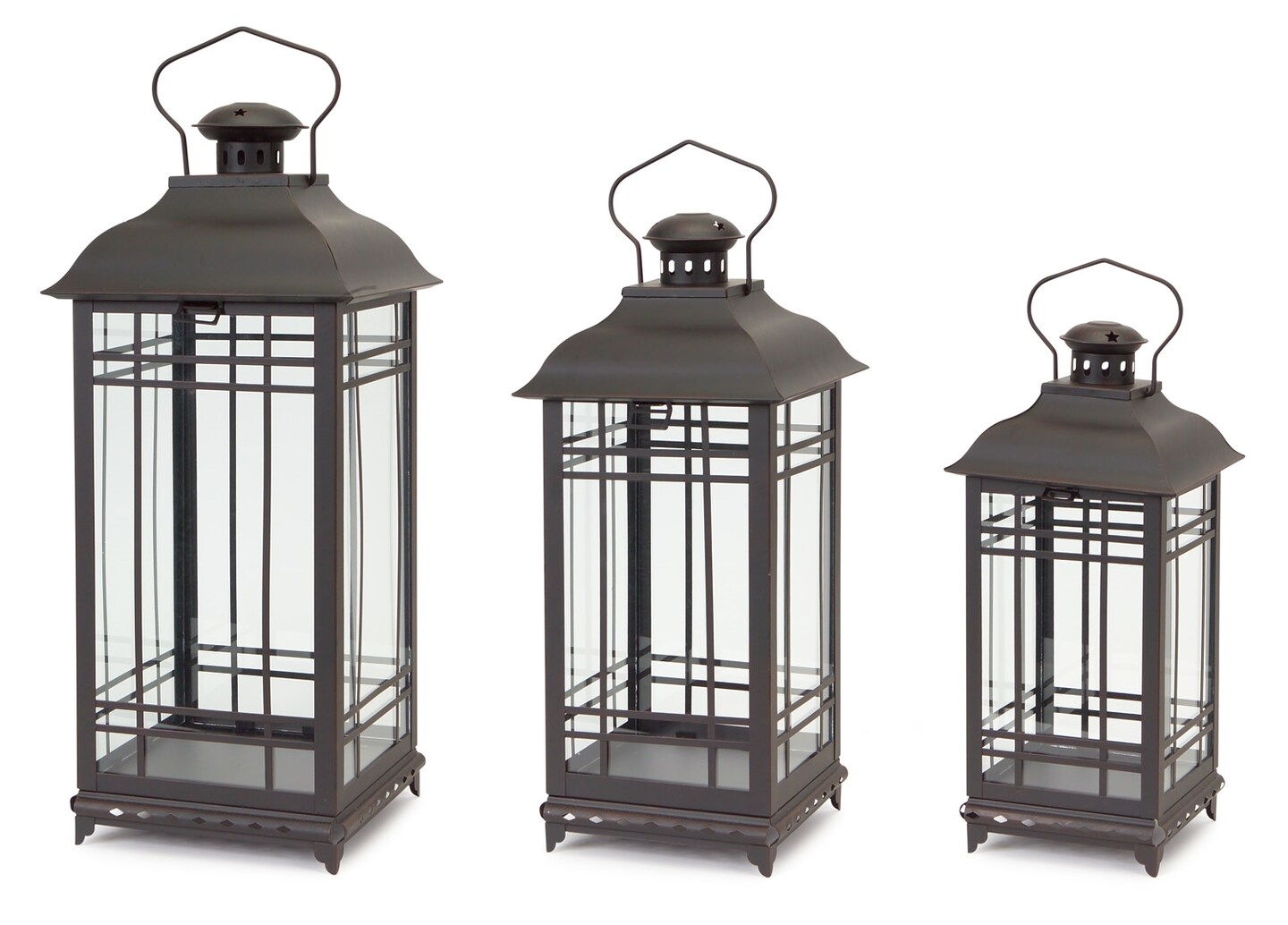 Metal Lantern (Set of 3)