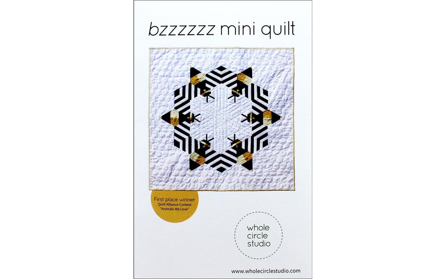Whole Circle Studio Bzzzzzz Mini Quilt Ptrn