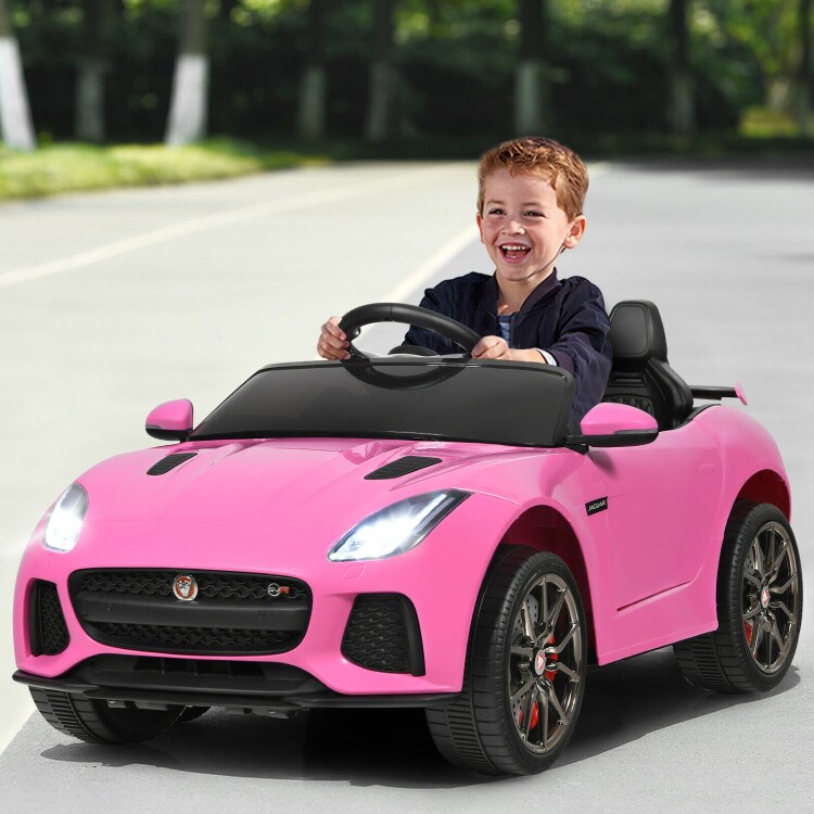 Iron Ride-On Jaguar F-Type SVR Car with Remote and MP3 Music